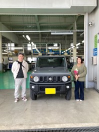 E様ジムニーのご納車ありがとうございます(*^-^*)